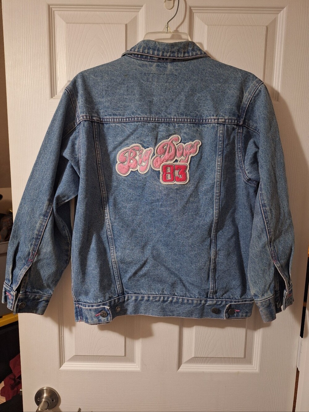 Vintage Big dogs Kid Jean jacket Size 16/18